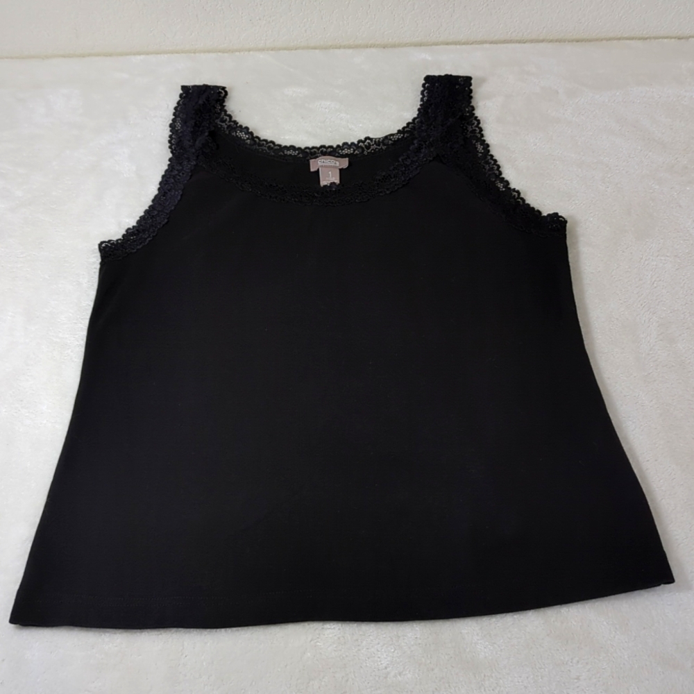 Chico's 1 S/M  tank top like NEW EUC
